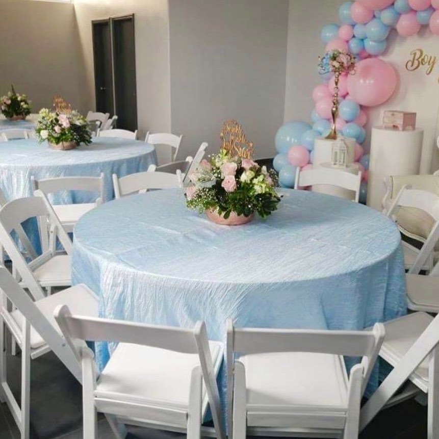 WHITE Round Background