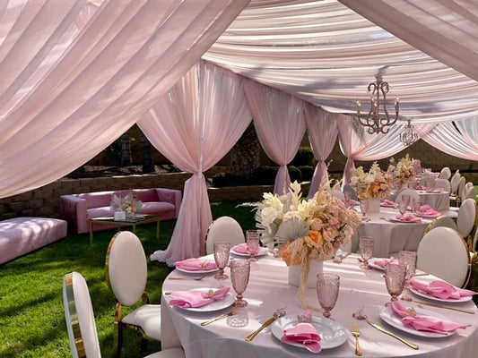 Pink VELVET Bench / Ottoman 6'