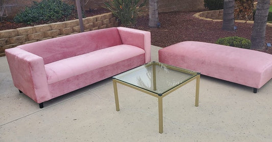 KIDS Pink VELVET Set