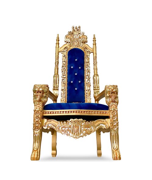Single THRONE Blue & Gold