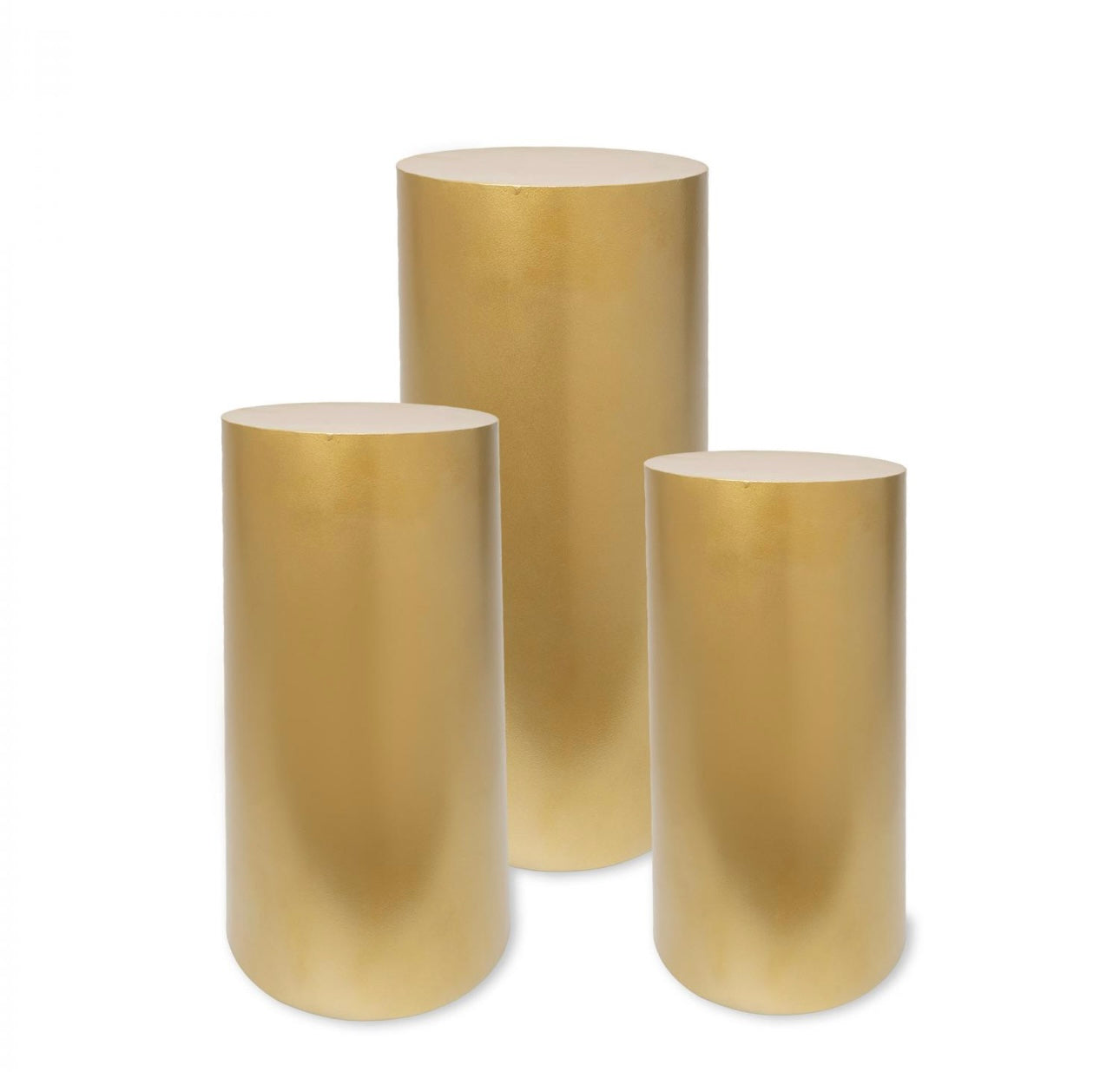 GOLD Round Pedestals ( each )