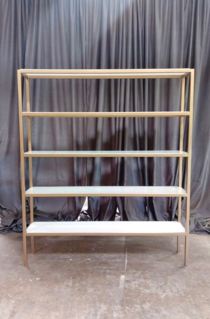 Gold Led CURVED Lighted Bar 6'