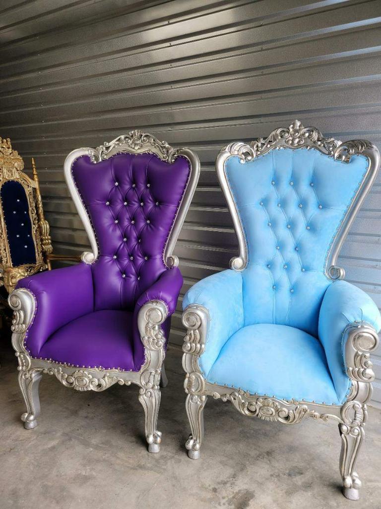 THRONE Purple & Silver