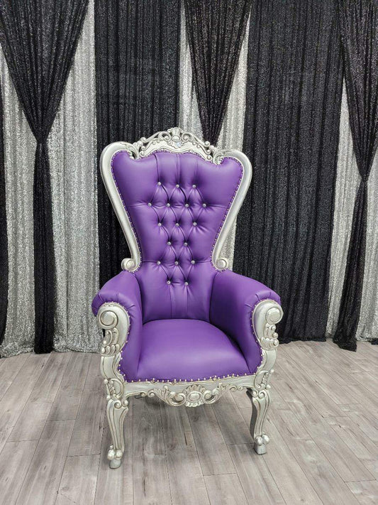 THRONE Purple & Silver