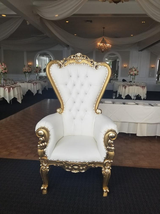 Single THRONE White & Gold