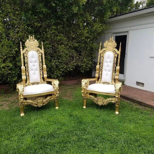 Single THRONE White & Gold