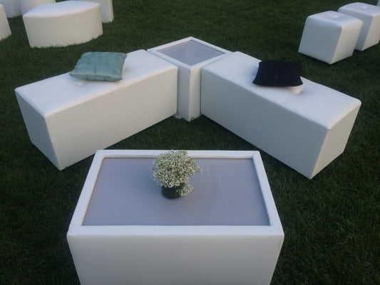 MD RECTANGULAR OTTOMAN - Bench 43"X17"x17"