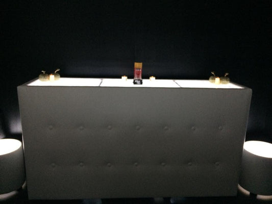 LED Lighted TUFED WHITE BAR 6.5'