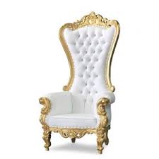 Single THRONE White & Gold