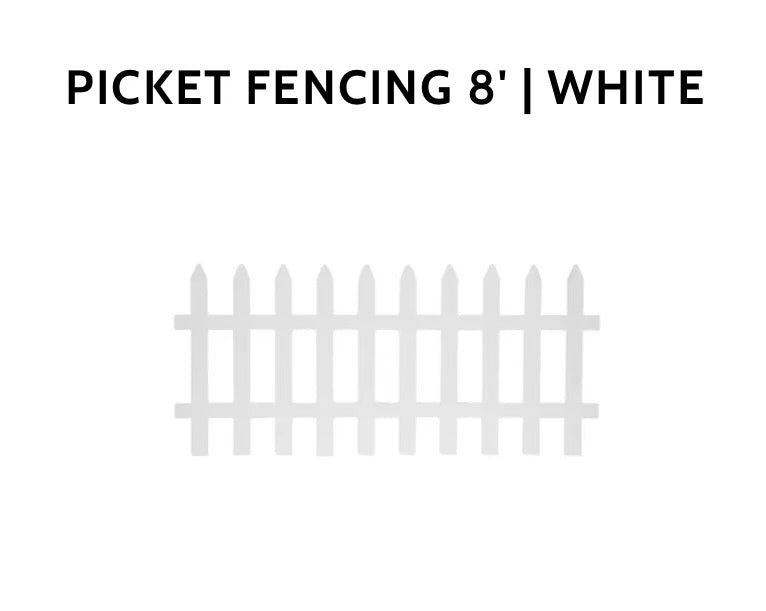 White Vinyl Barricade