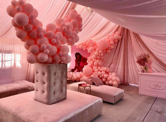 BLUSH PINK Rectangular Ottoman - Bench 6'