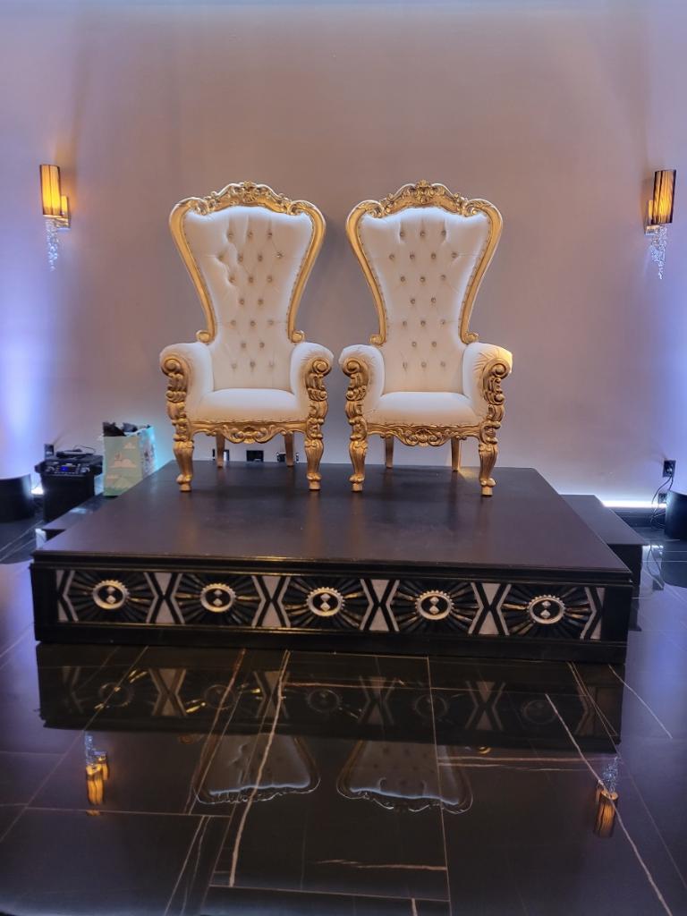 Queen THRONE White - SET