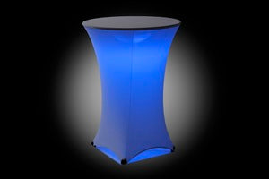 Led Cocktail Table w/SPANDEX (Changing Colors)
