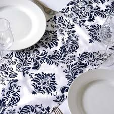 RUNNER Taffeta Damask Flocking