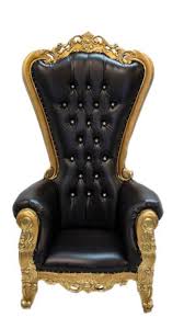 Single THRONE Black & Gold