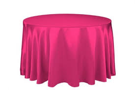 Round Tablecloth - SATIN 108"