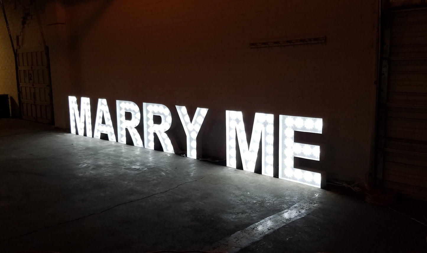 LIGHTED Marquee LETTERS 4'