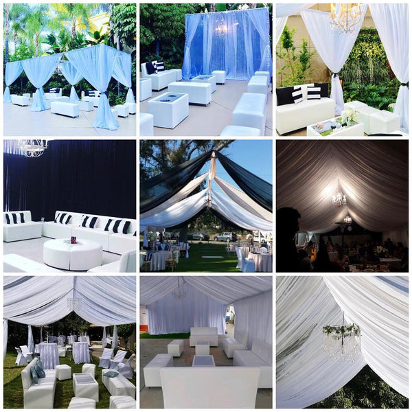 OPEN Tent with DRAPING