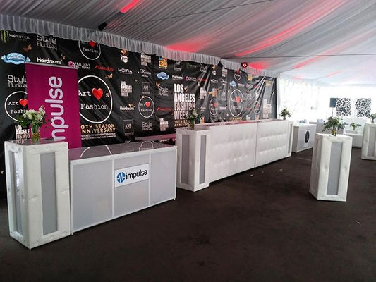 Led Acrylic Lighted BUFFET BAR 6'