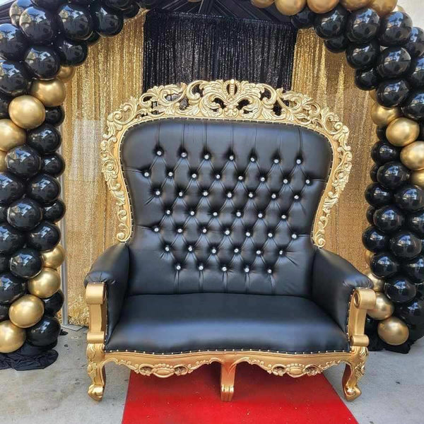 Double THRONE White & Gold