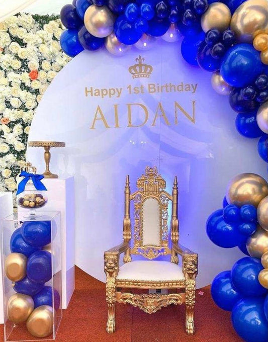 Kids THRONE White & Gold
