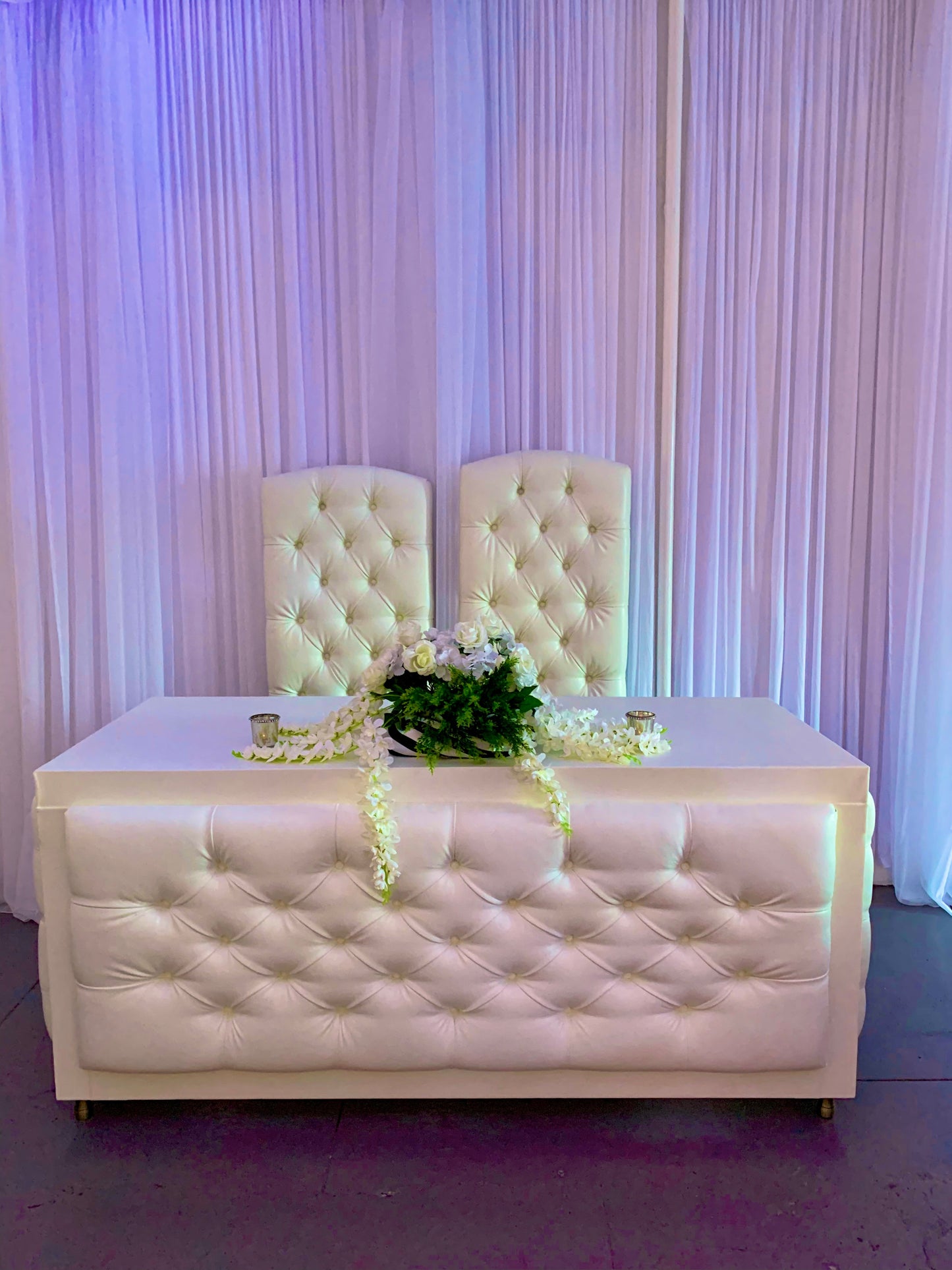 BRIDE & GROOM Table    ( 3 pcs )