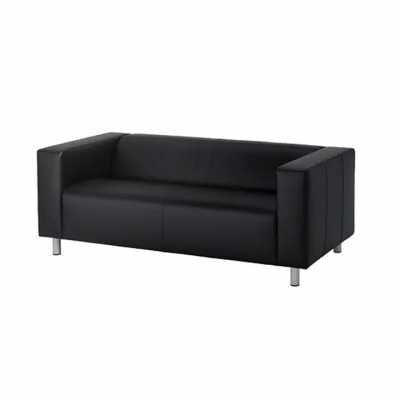 Black Cosmo Club Sofa 6'