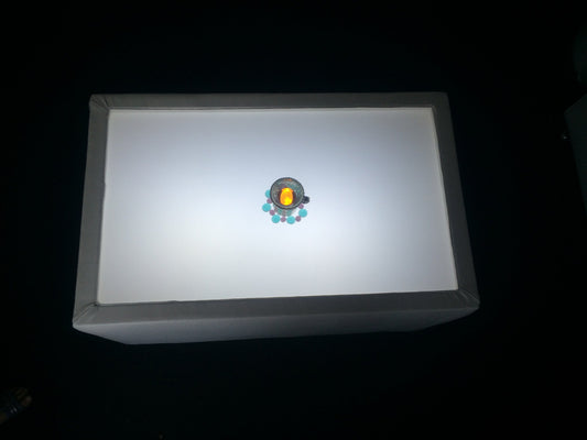 LED Lighted RECTANGULAR TABLE - coffee table / end table   (Changing Colors)