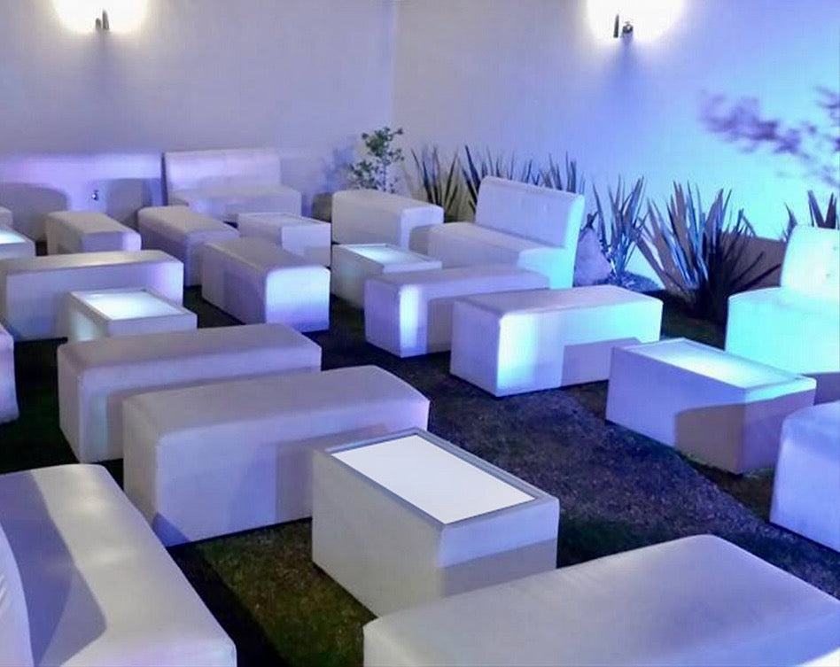 Led BIG Round Table  D34"x34"xH17" - (Changing Colors)
