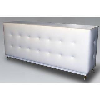 LED Lighted TUFED WHITE  BAR  6.5'