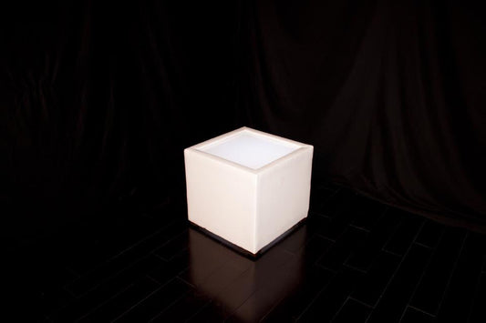 LED Lighted SQUARE TABLE - coffee table / end table    (Changing Colors)