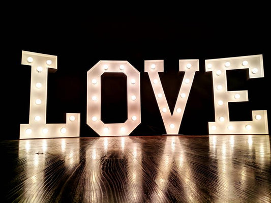 Big LOVE sign 5'