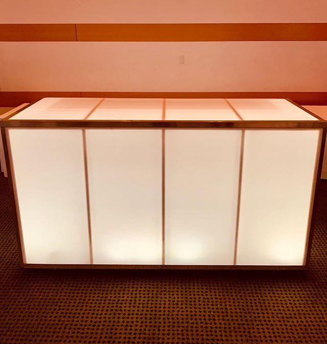 LED Acrylic Lighted BAR 6' x 4'