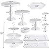 Cake Dessert STANDS 10 pcs  WHITE