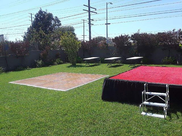 Step RISER with Guard Rails