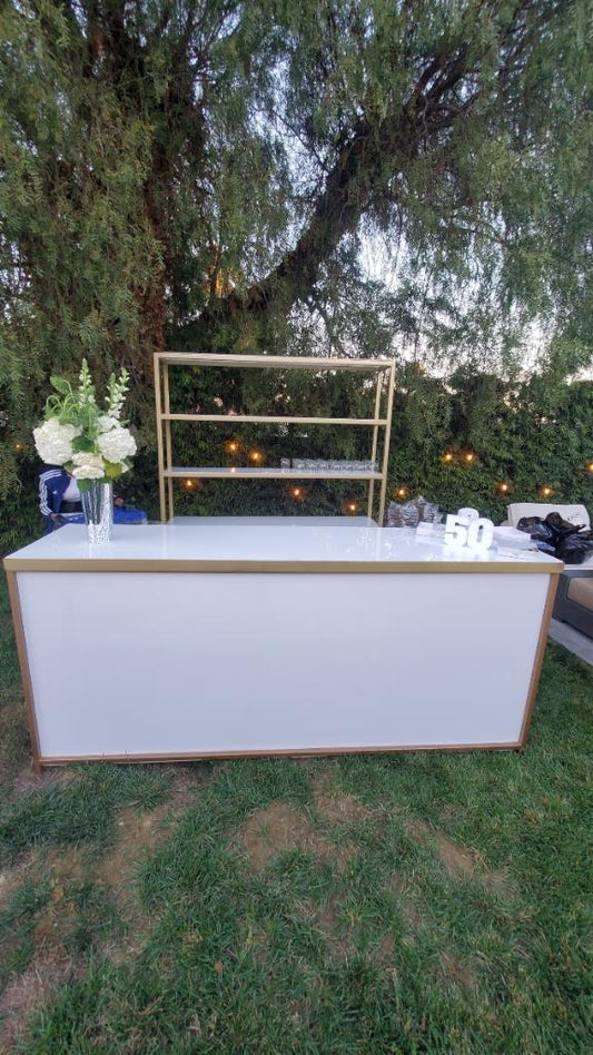 GOLD Led Acrylic Lighted BAR 8’
