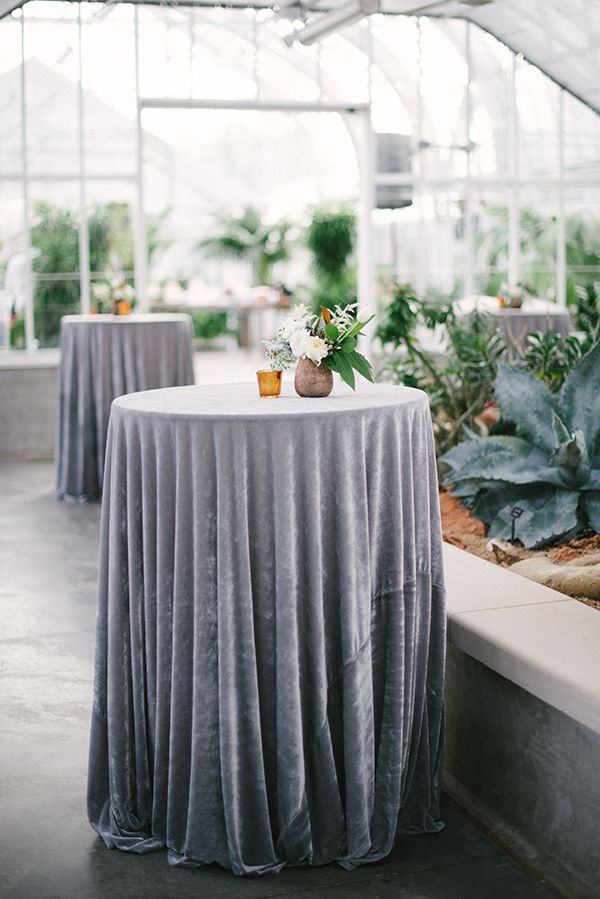 VELVET Round  Tablecloth 120"