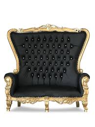 Double THRONE White & Gold